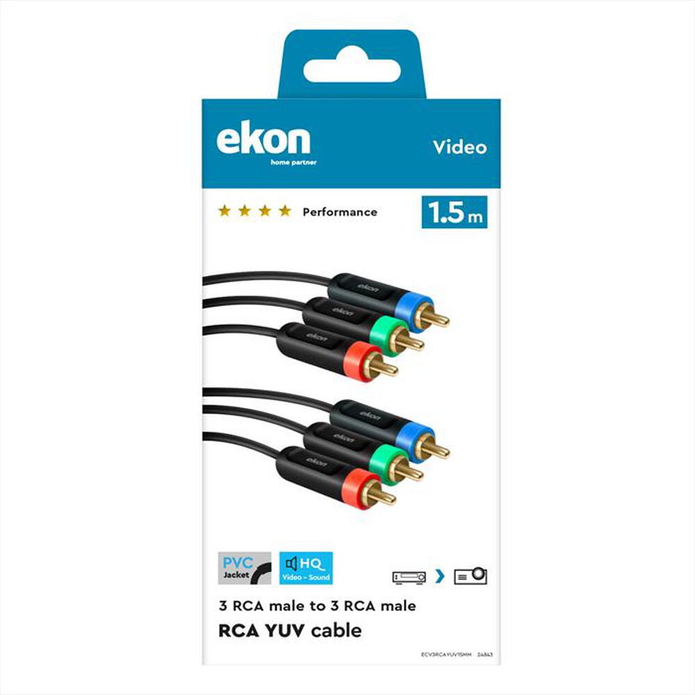 Immagine del prodotto SBS - ECV3RCAYUV15MM