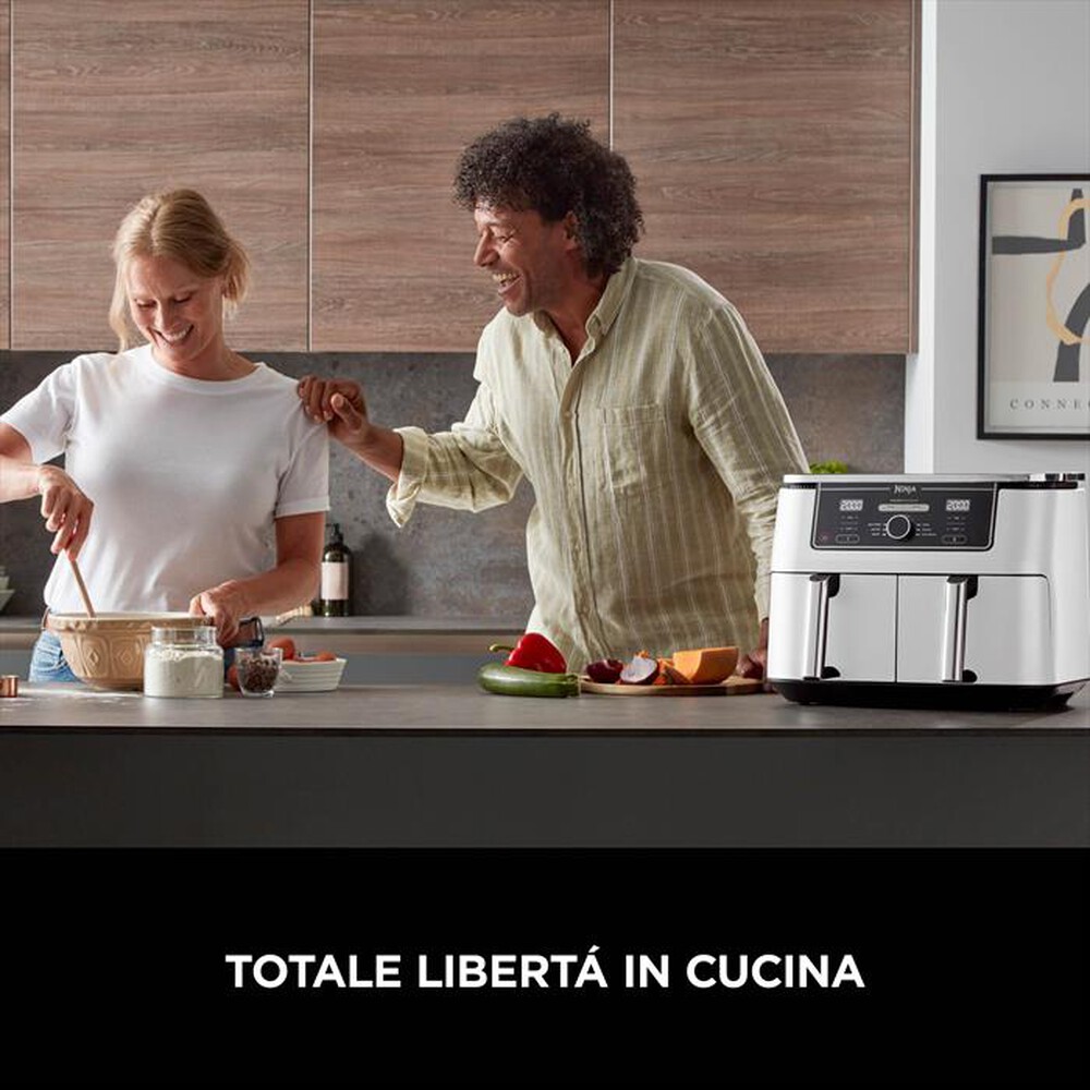 "NINJA - FRIGGITRICE AD ARIA DOPPIA MAX9,5L AF400EUWH-Bianca"