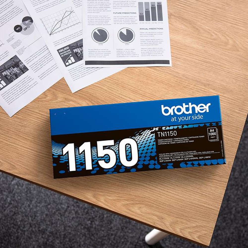 Immagine del prodotto BROTHER - Toner nero da 1.000 pagine TN1150-Nero
