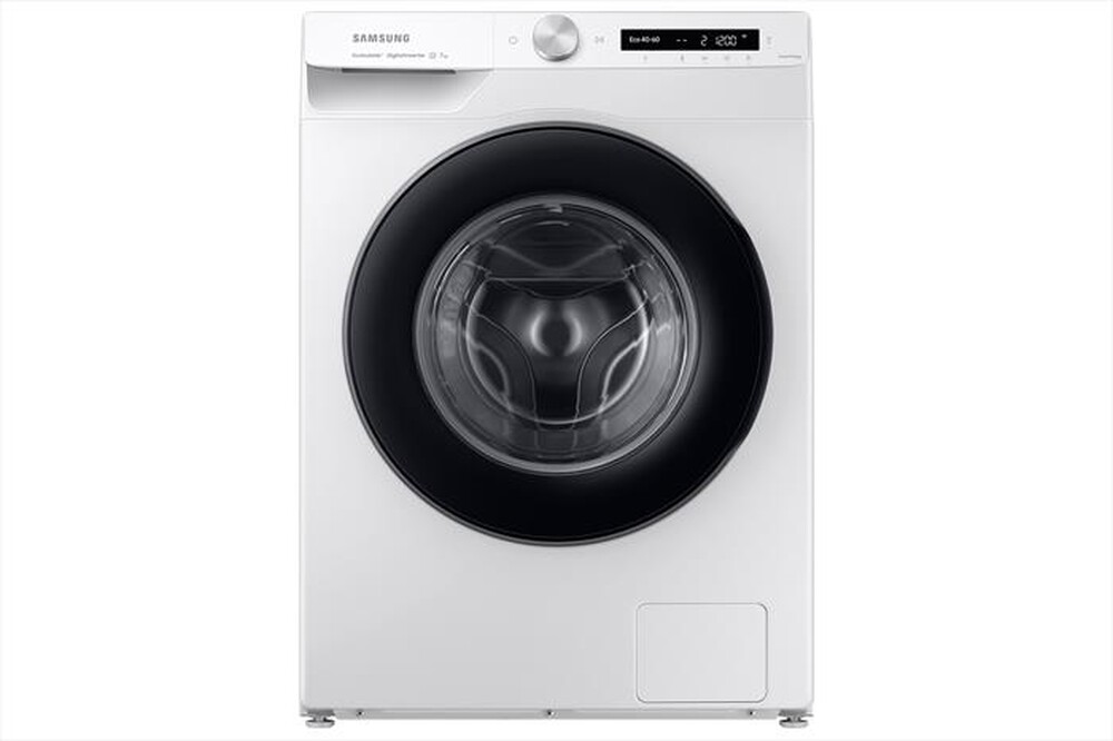 "SAMSUNG - Lavatrice slim WW70A6S28AW/S3 ULTRAWASH AICONTROL-bianco oblò Shiny Black"