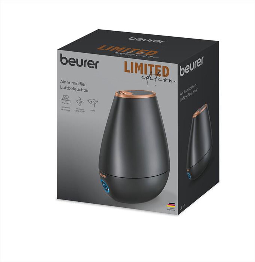 "BEURER - Umidificatore LB 37 LIMITED EDITION 2024-Nero e bronzo"