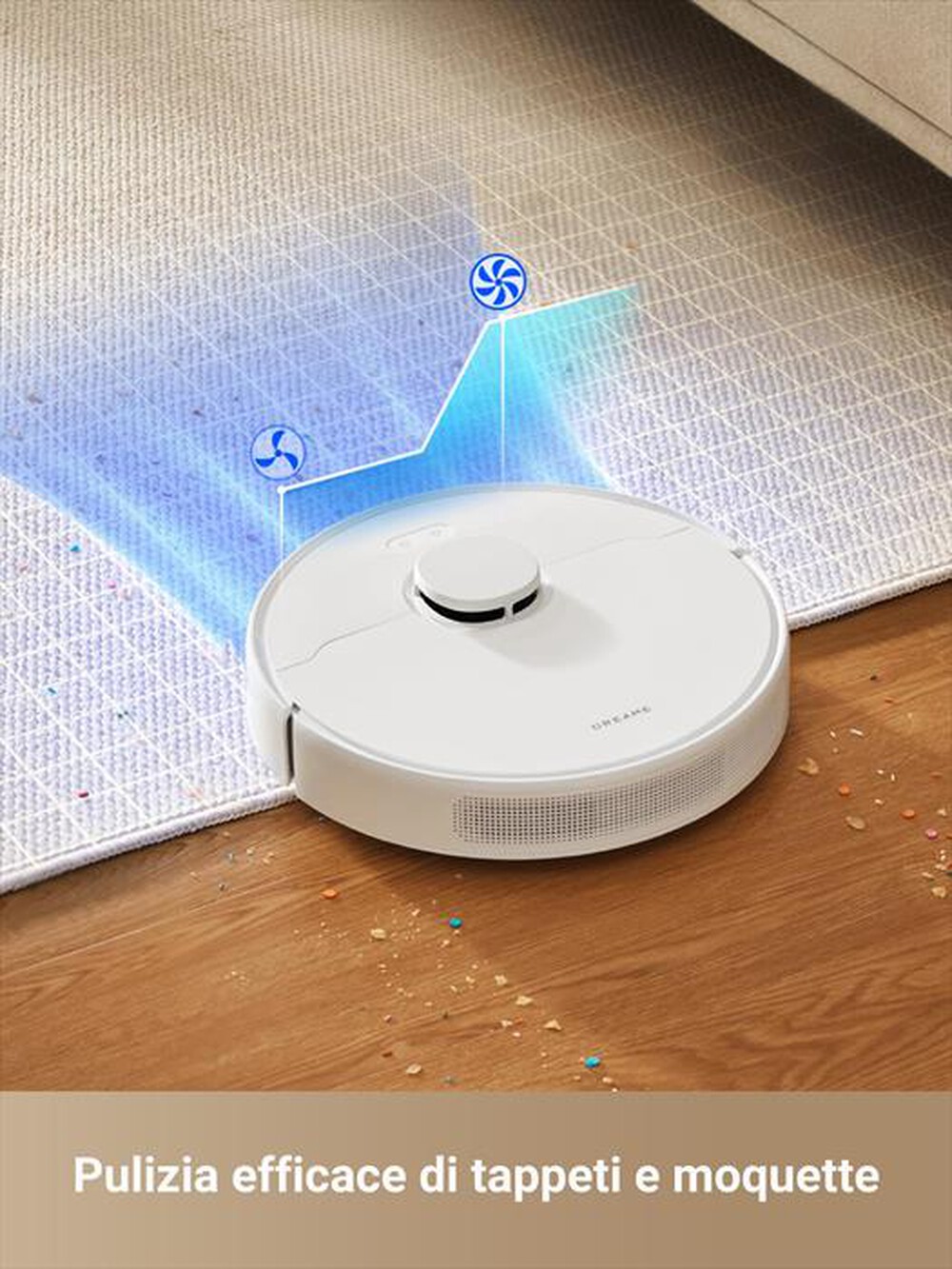 "DREAME - Aspirapolvere robot D10 PLUS GEN2-Bianco"