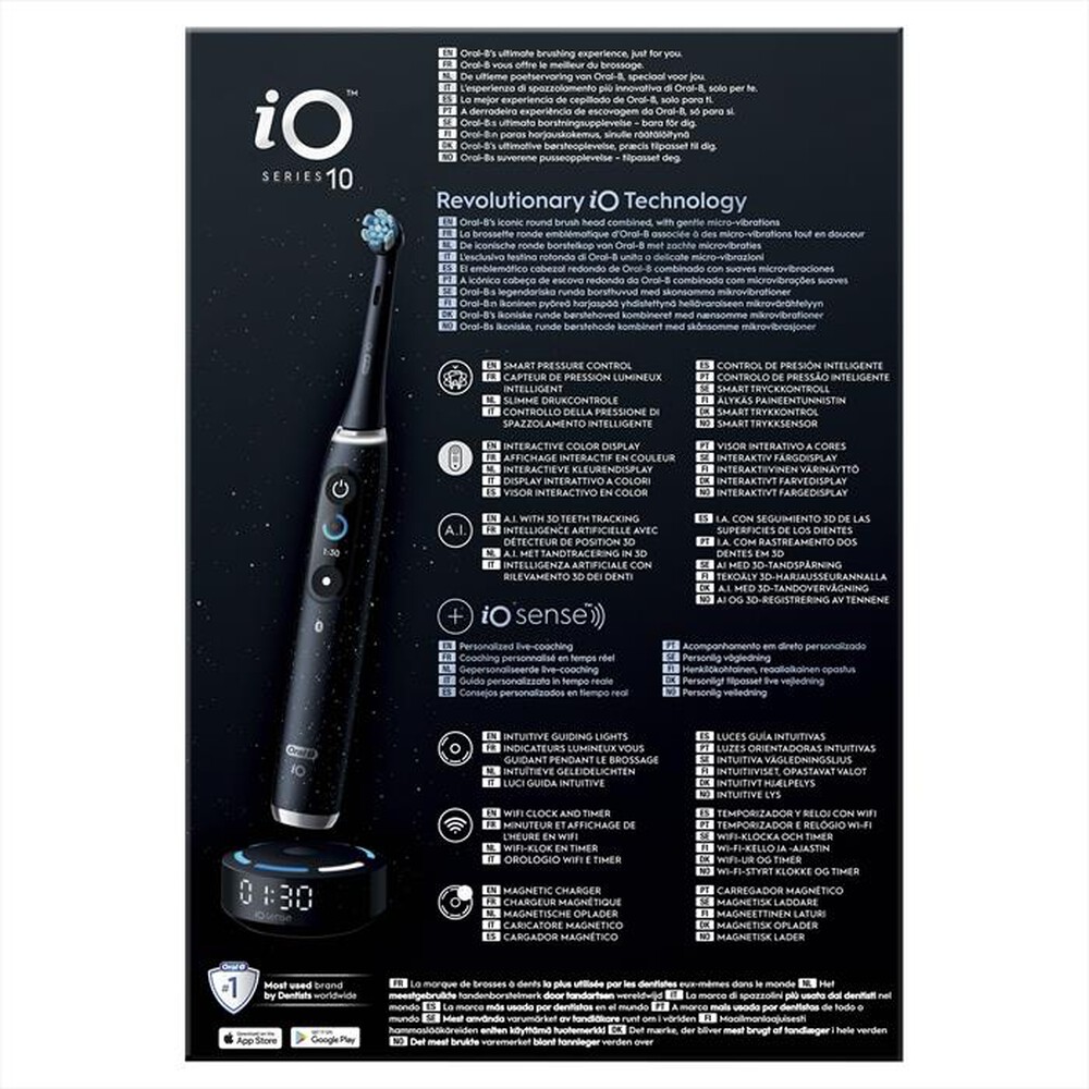 Immagine del prodotto ORAL-B - Spazzolino elettrico IO 10-Nero