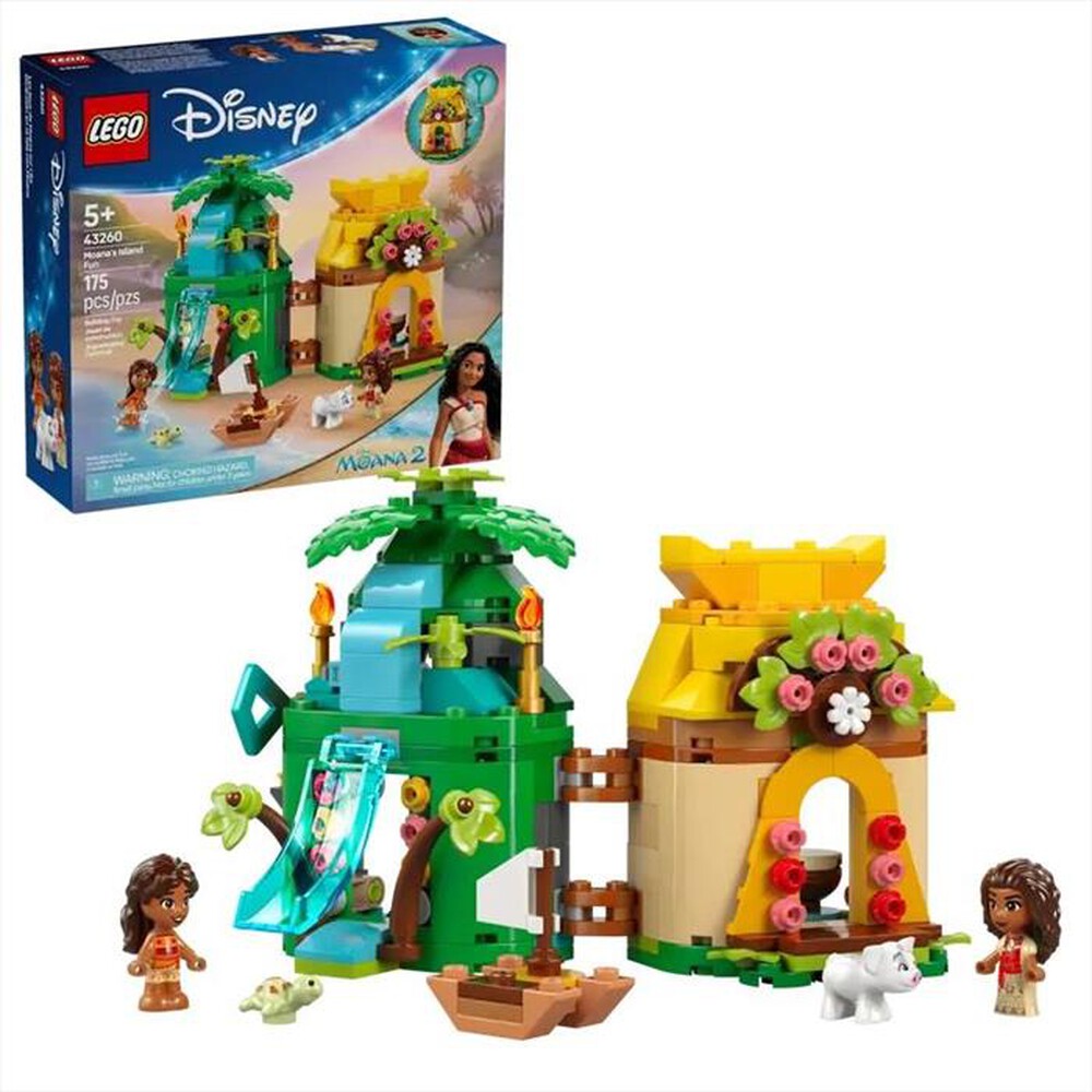 "LEGO - DISNEY Divertimento sull’isola di Vaiana - 43260-Multicolore"