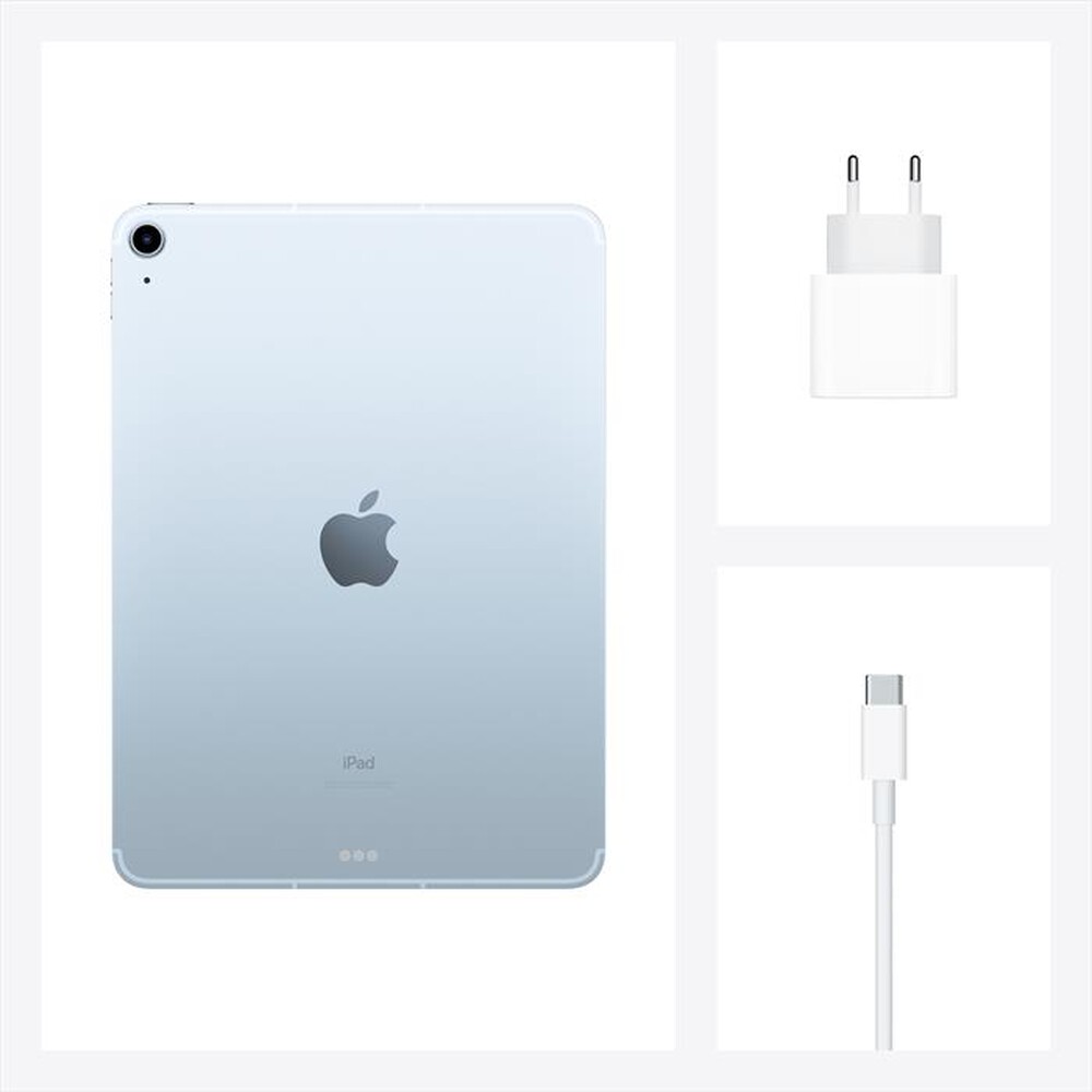 "APPLE - iPad Air Wifi + Cellular 64GB (2020)-Celeste"