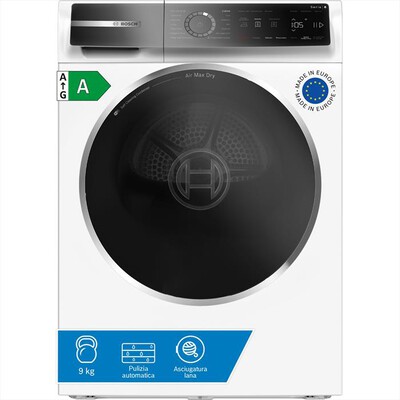 BOSCH - Asciugatrice WRB247C0IT 9Kg Classe A-Bianco