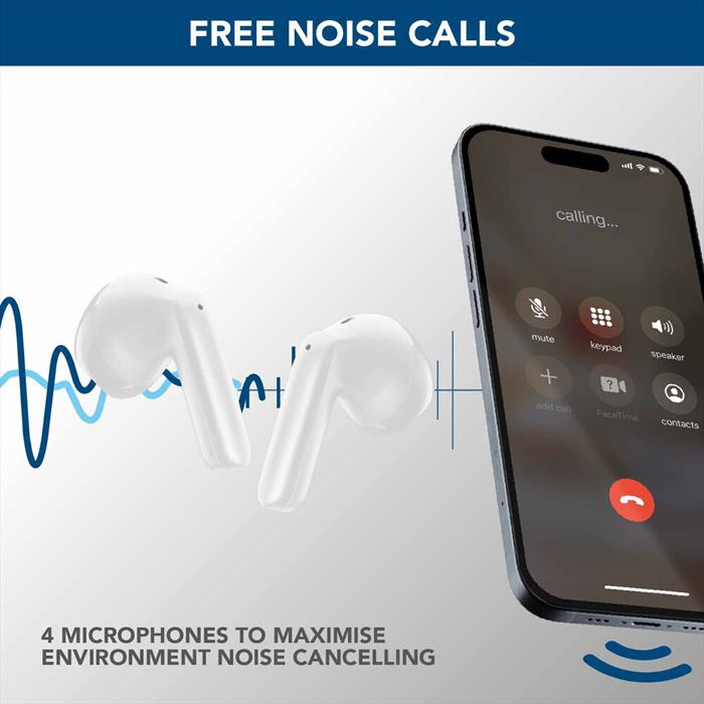 Immagine del prodotto CELLULARLINE - Auricolare bluetooth CALL PURELY-Bianco