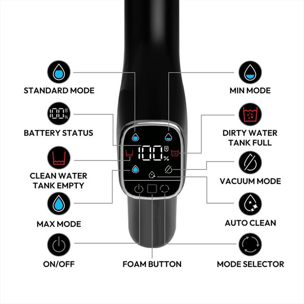 Immagine del prodotto HAIER - Scopa elettrica senza sacchetto 0,75lt HFWZ510 011-Argento/Nero