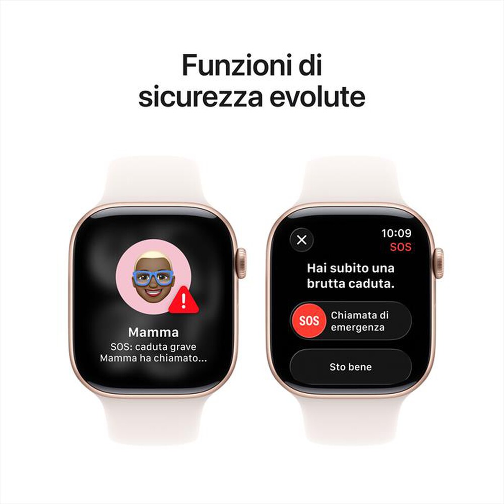 Immagine del prodotto APPLE - Watch Series 11 GPS 46mm Alluminio-Oro Rosa - Band Rosa Fard S/M