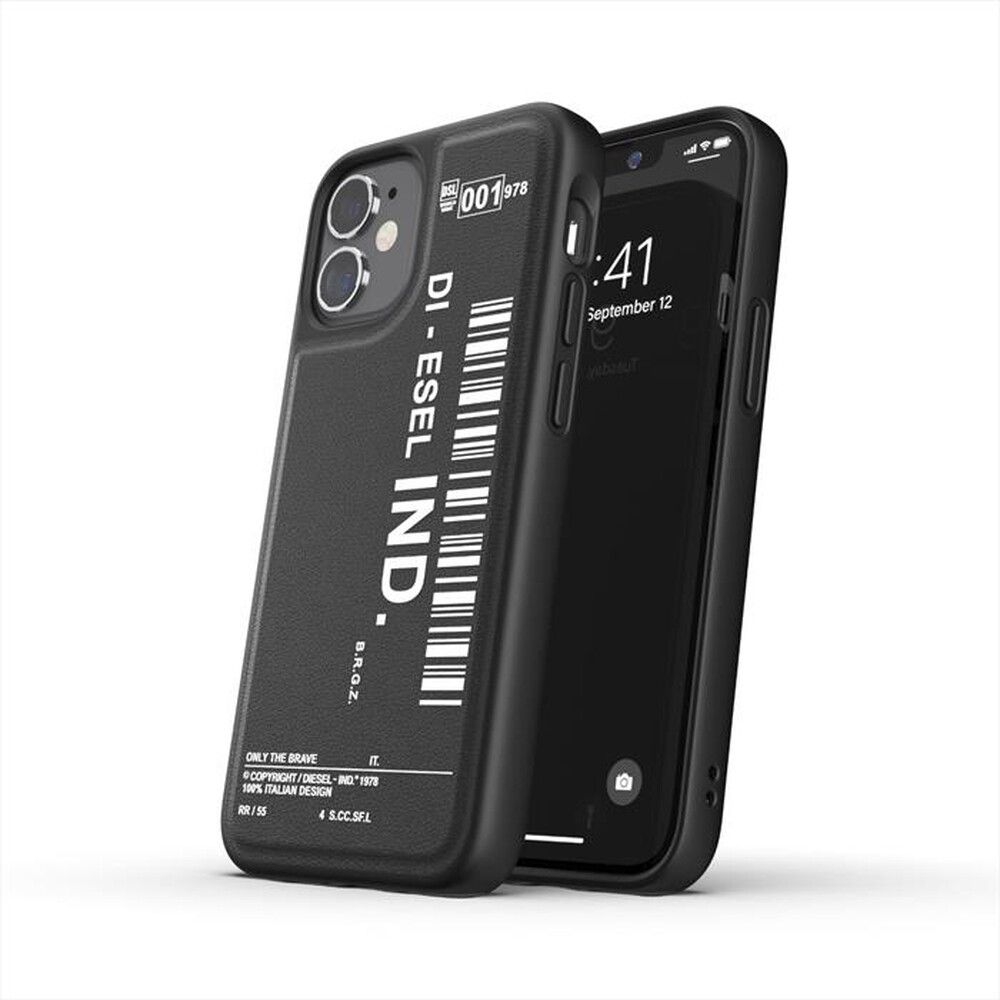 "DIESEL - 42490 DIESEL COVER IPHONE 12 PRO MAX-Nero"