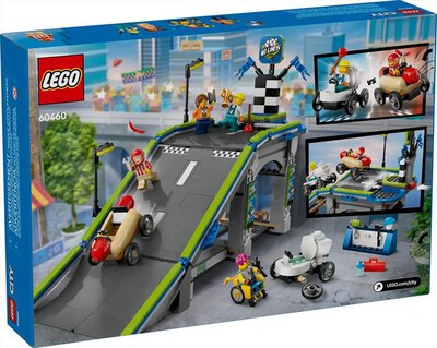 LEGO - CITY Nessun limite: gara sulla pista a rampe-60460-Multicolore