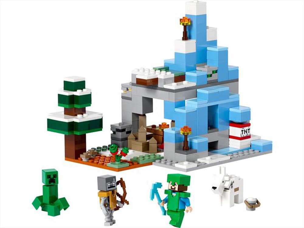 "LEGO - MINECRAFT I picchi ghiacciati - 21243-Multicolore"