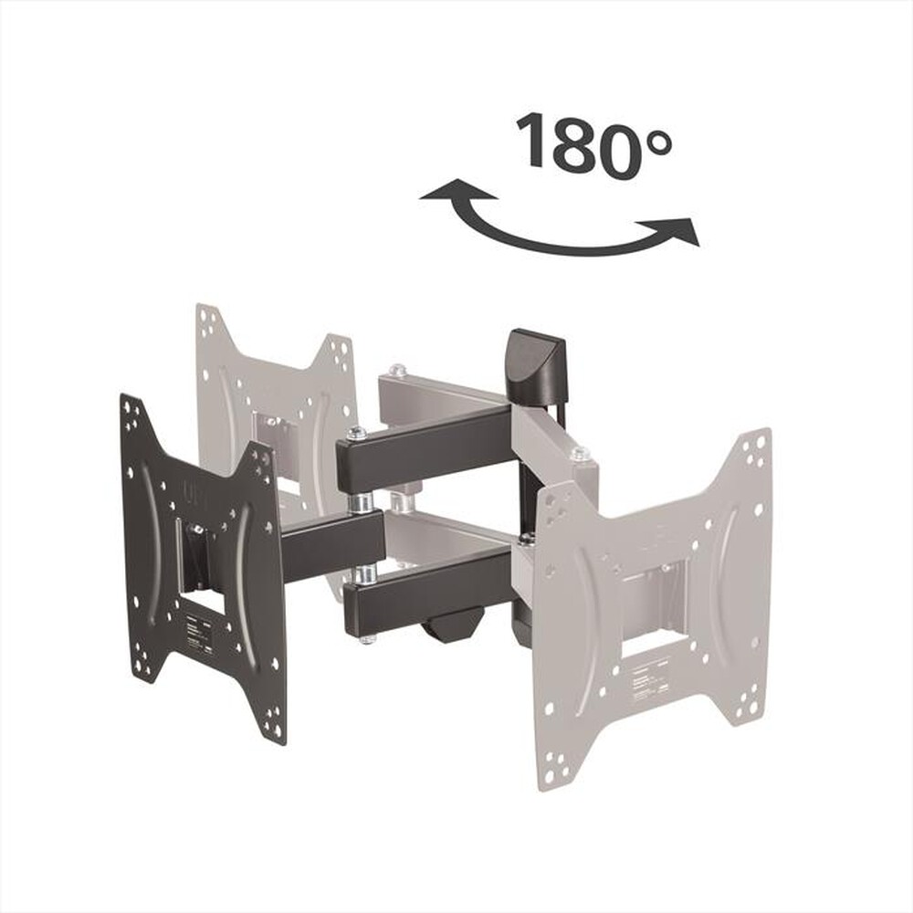 "HAMA - Supporto LCD Full Motion, 20KG, 2X2-Nero"