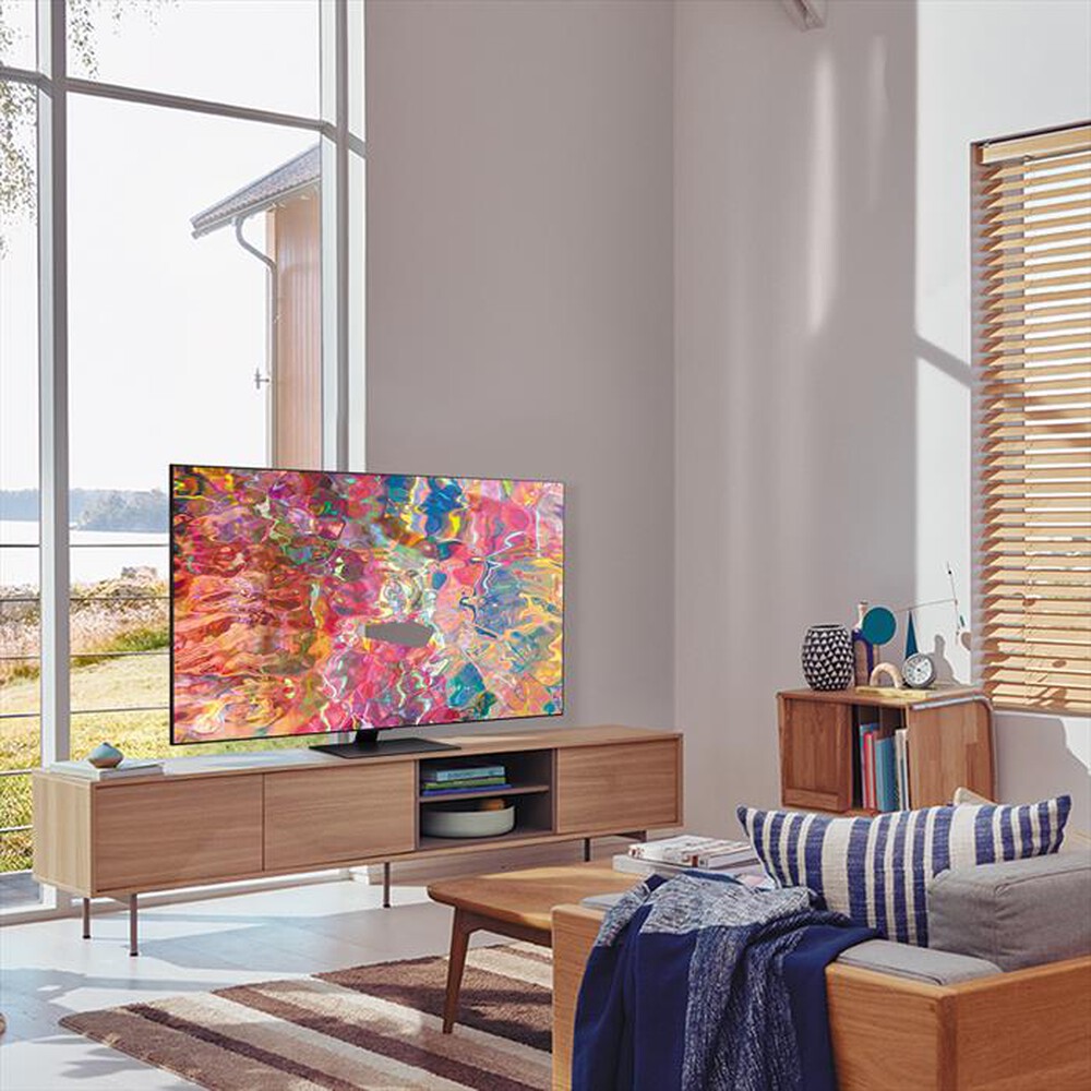 "SAMSUNG - Smart TV QLED 4K 55” QE55Q80B-Carbon Silver"