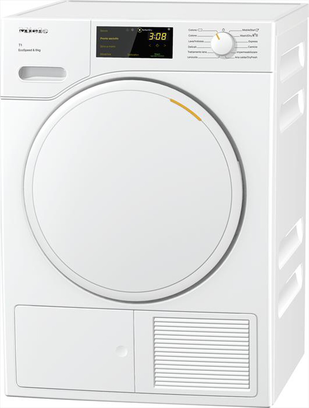 "MIELE - Asciugatrice TWC 560 WP ECOSPEED - 8 Kg - A+++-Bianco Loto"
