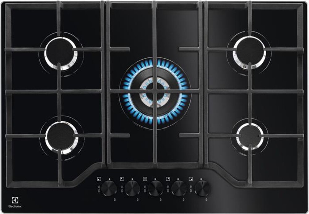 Immagine del prodotto ELECTROLUX - Piano cottura a gas EGG7536K 5 fuochi 74cm-Nero