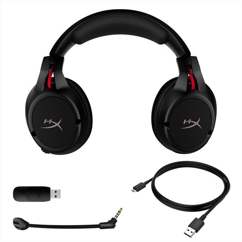 "HYPERX - Cuffia PC CLOUD FLIGHT-Nero e Rosso"