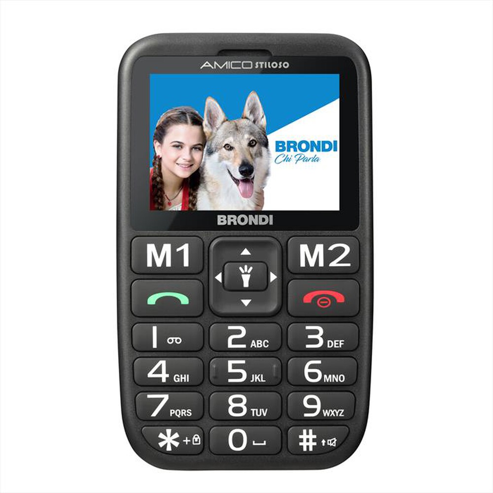 Immagine del prodotto BRONDI - Bar phone AMICO STILOSO-BLACK
