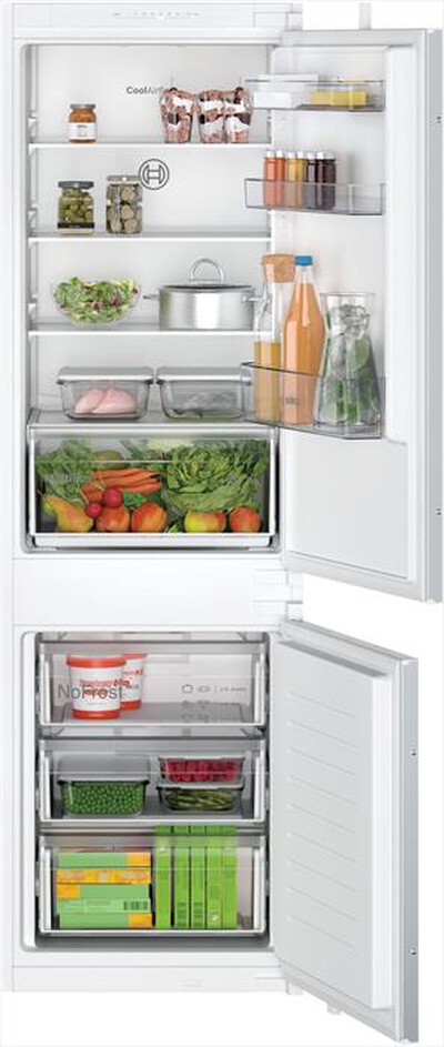 BOSCH - Frigorifero Combinato KIN86NSE0 Classe E-Bianco