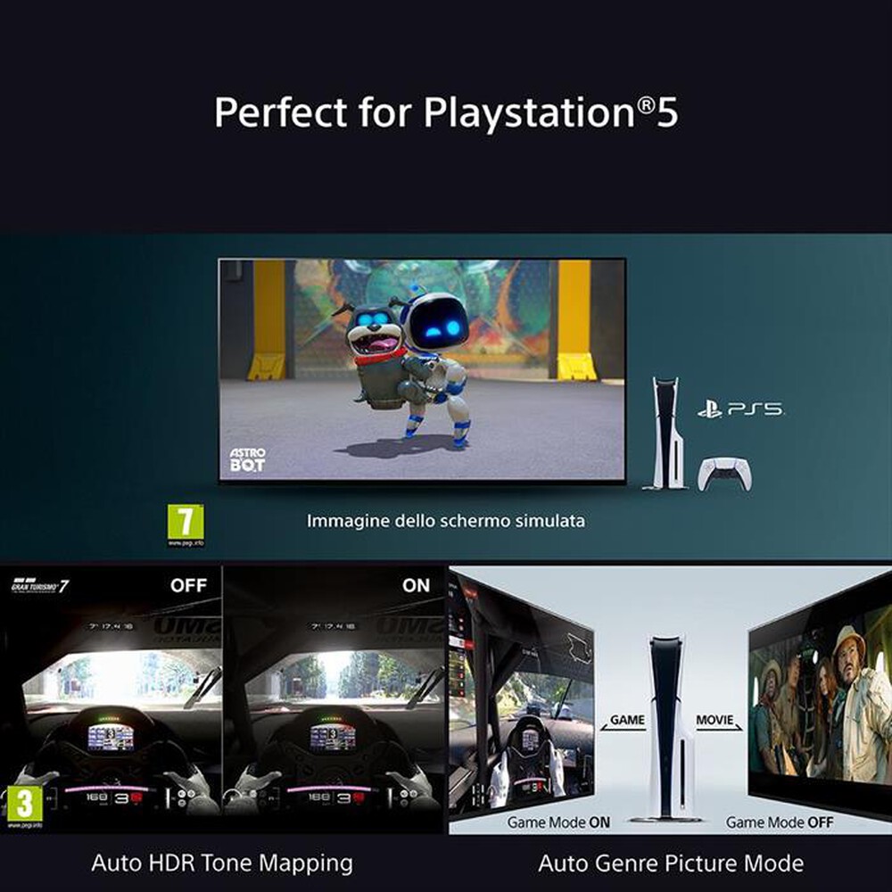 Immagine del prodotto SONY - SMART TV BRAVIA XR QD-OLED 4K 55" K55XR8M25BP.CEI-Nero