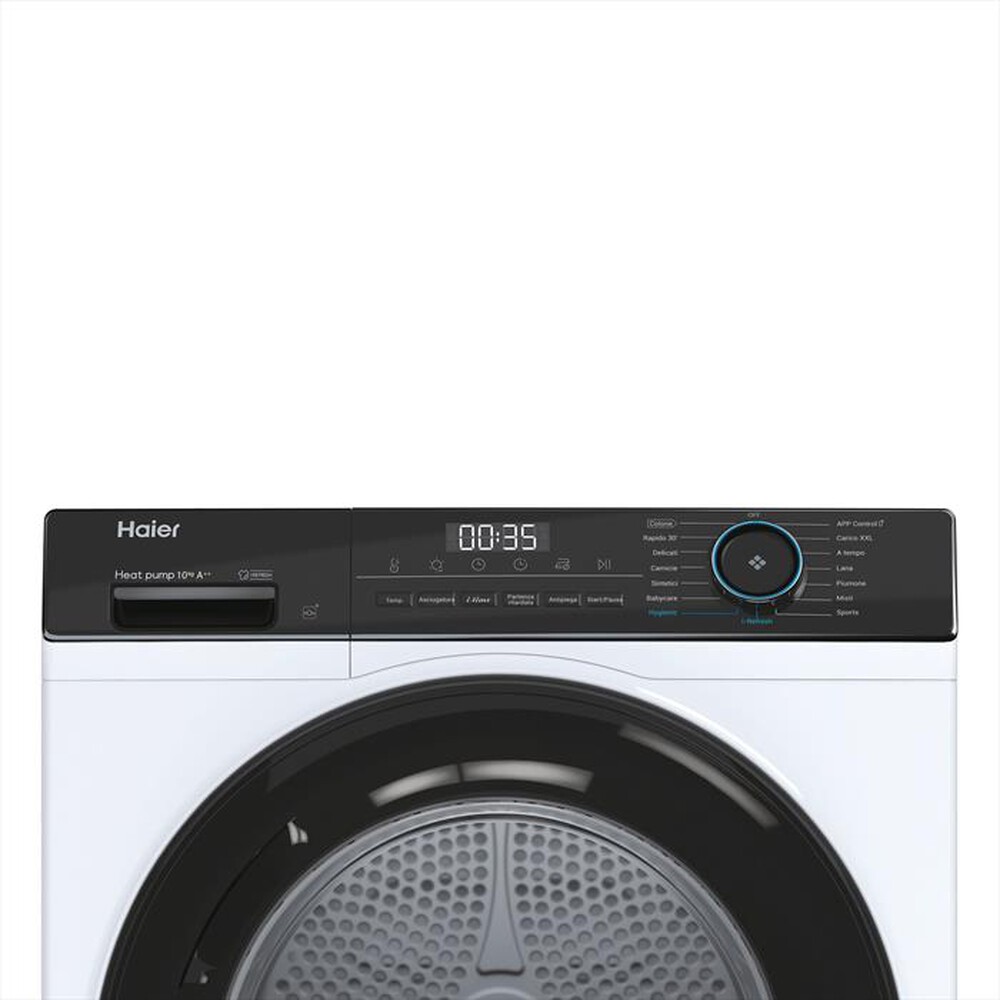 Immagine del prodotto HAIER - Asciugatrice HD100A2939EIT 10Kg Classe E-Nero, Bianco