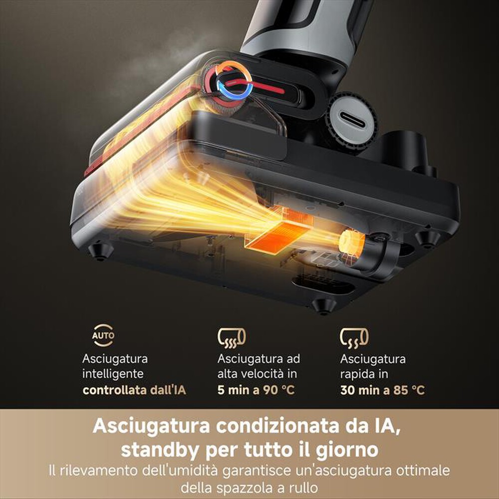 Immagine del prodotto DREAME - Scopa elettrica H15 PRO VIM HEAT-Nero / Grigio