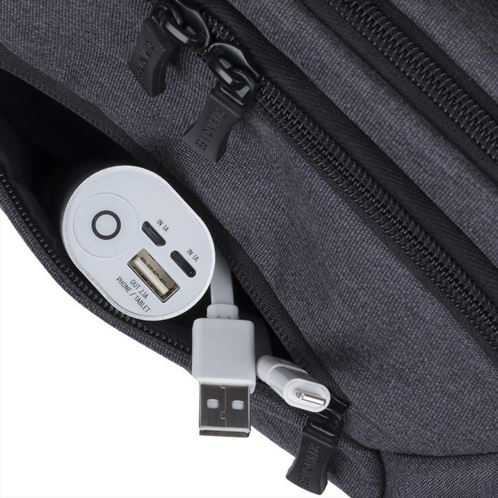 "RIVACASE - 7765 ZAINO PER NOTEBOOK DA 16\"-Nero"