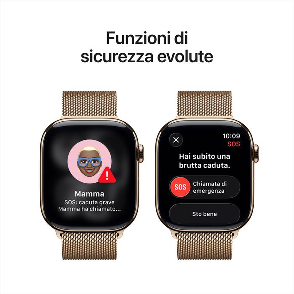 Immagine del prodotto APPLE - WATCH SERIES 11GPS + CELLULAR 46MM- S/M-Oro Loop Milanese Oro