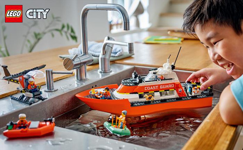 Immagine del prodotto LEGO - CITY Motoscafo di soccorso ed elicottero - 60504