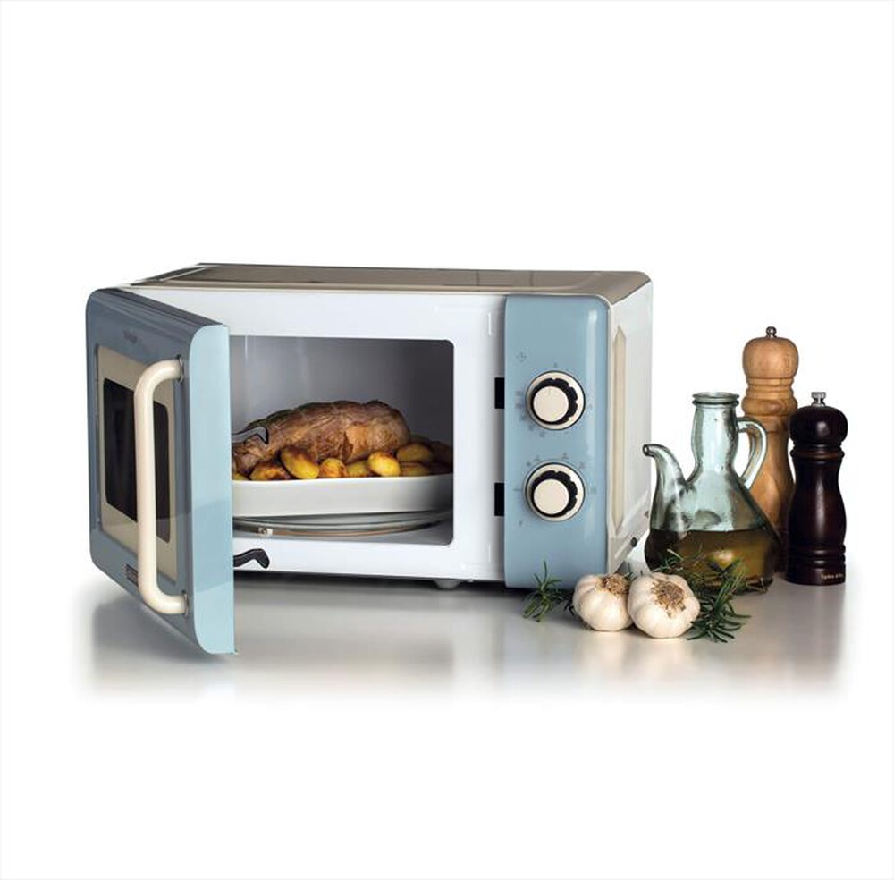 Immagine del prodotto ARIETE - 3960/05 LINEA VINTAGE FORNO A MICROONDE 20L-Celeste
