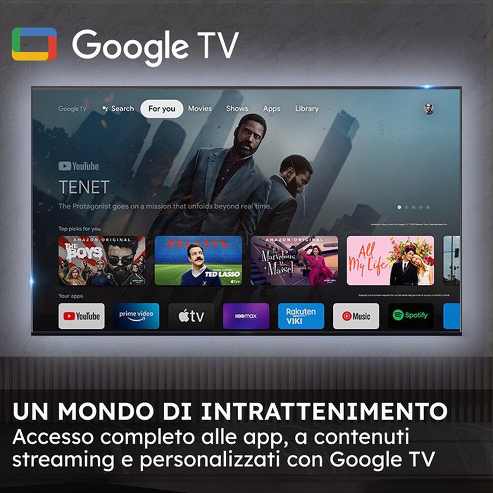 Immagine del prodotto HAIER - Smart TV QLED UHD 4K 43" H43S80FUX-Nero