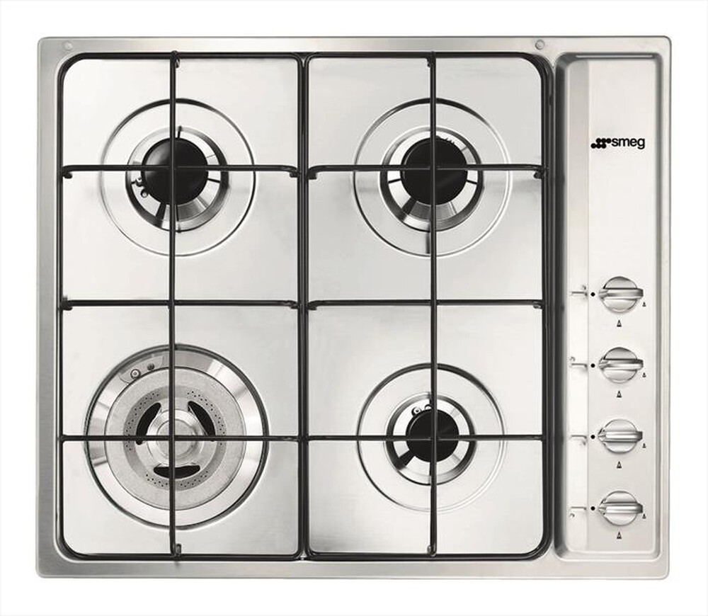 "SMEG - Piano cottura a gas SR64S 4 fuochi 58,5cm-Inox"