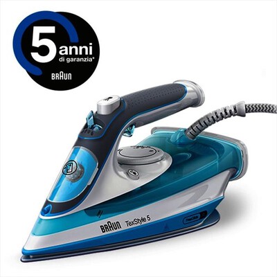 BRAUN - Ferro a vapore New TexStyle 5 SI5006BL-Bianco/Blu
