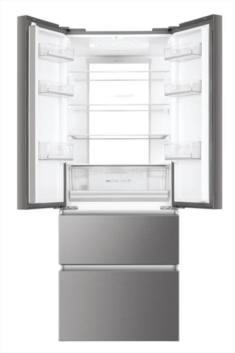 "HAIER - Frigorifero combinato HB17FPAAA Classe E-Grigio"
