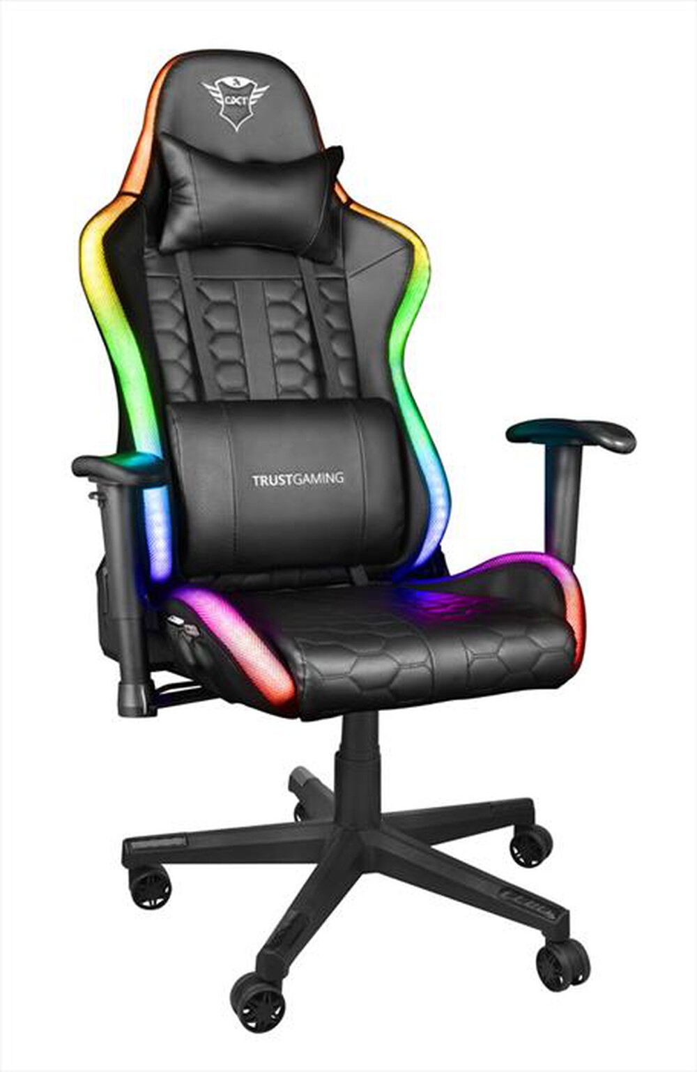 "TRUST - GXT716 RIZZA RGB LED CHAIR-Black RGB LED"