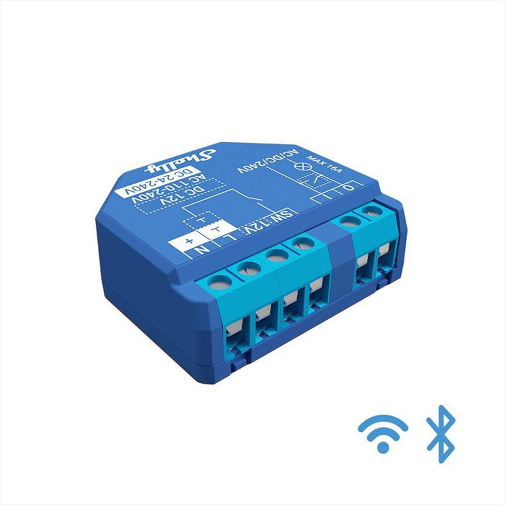 "SHELLY - Dispositivo Bluetooth e Wi-Fi PLUS 1-Blue"