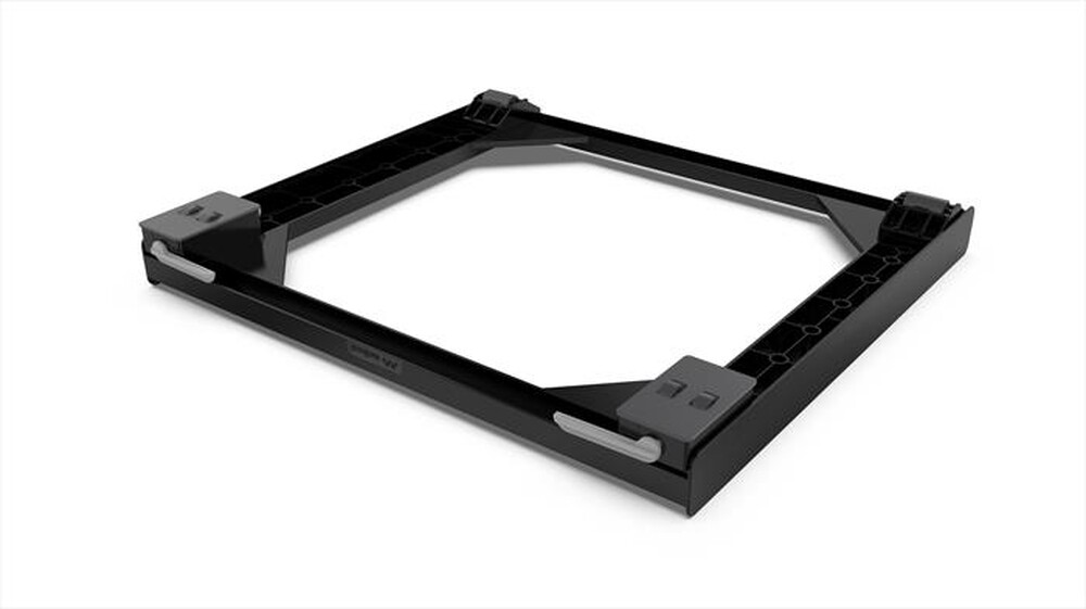 "MELICONI - Base con ruote e freni antivibrazione BASE MOVE-Tecnopolimero nero, leve freni"