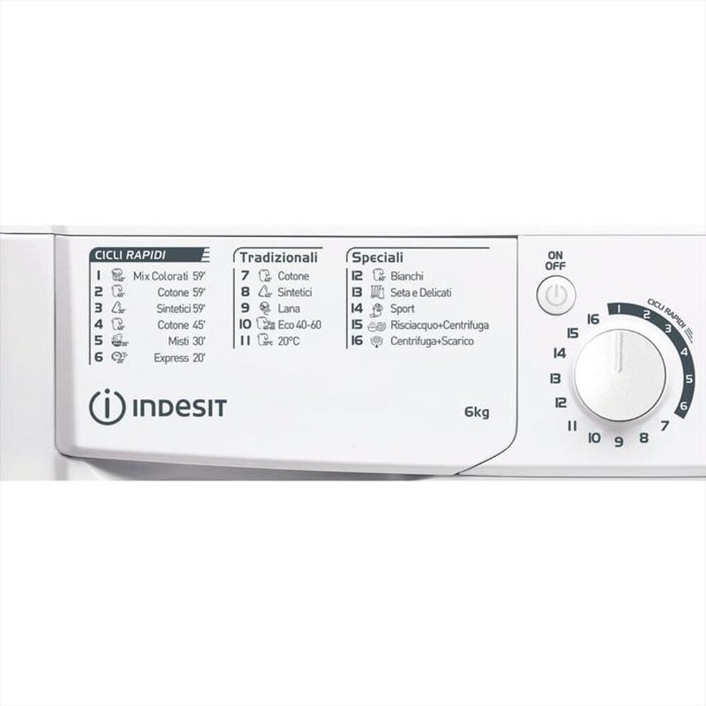 Immagine del prodotto INDESIT - Lavatrice EWD 61051 W IT N 6 Kg Classe F