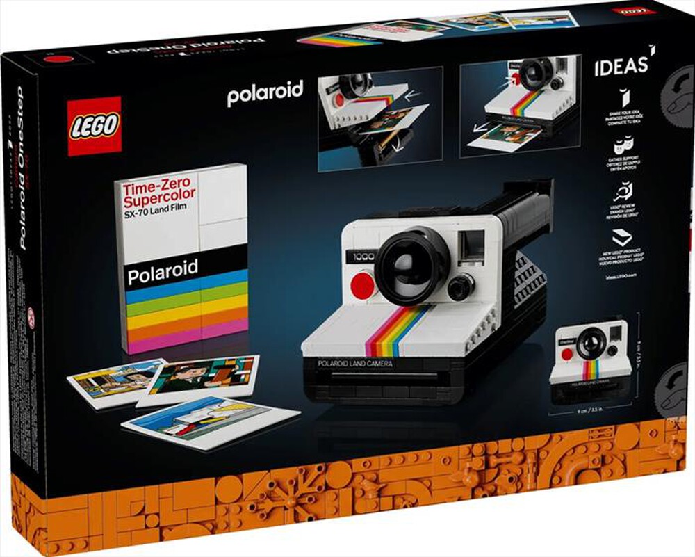 "LEGO - IDEAS Fotocamera Polaroid OneStep SX-70 - 21345-Multicolore"
