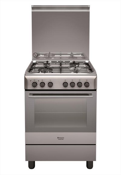 HOTPOINT ARISTON - Cucina a gas H6TMH2AFXIT Classe A-INOX