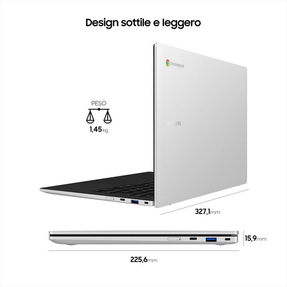 "SAMSUNG - GALAXY CHROMEBOOK GO 14\"-Silver"