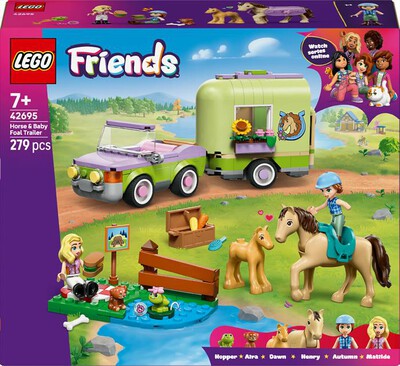 LEGO - FRIENDS Rimorchio per cavallo e puledro - 42695