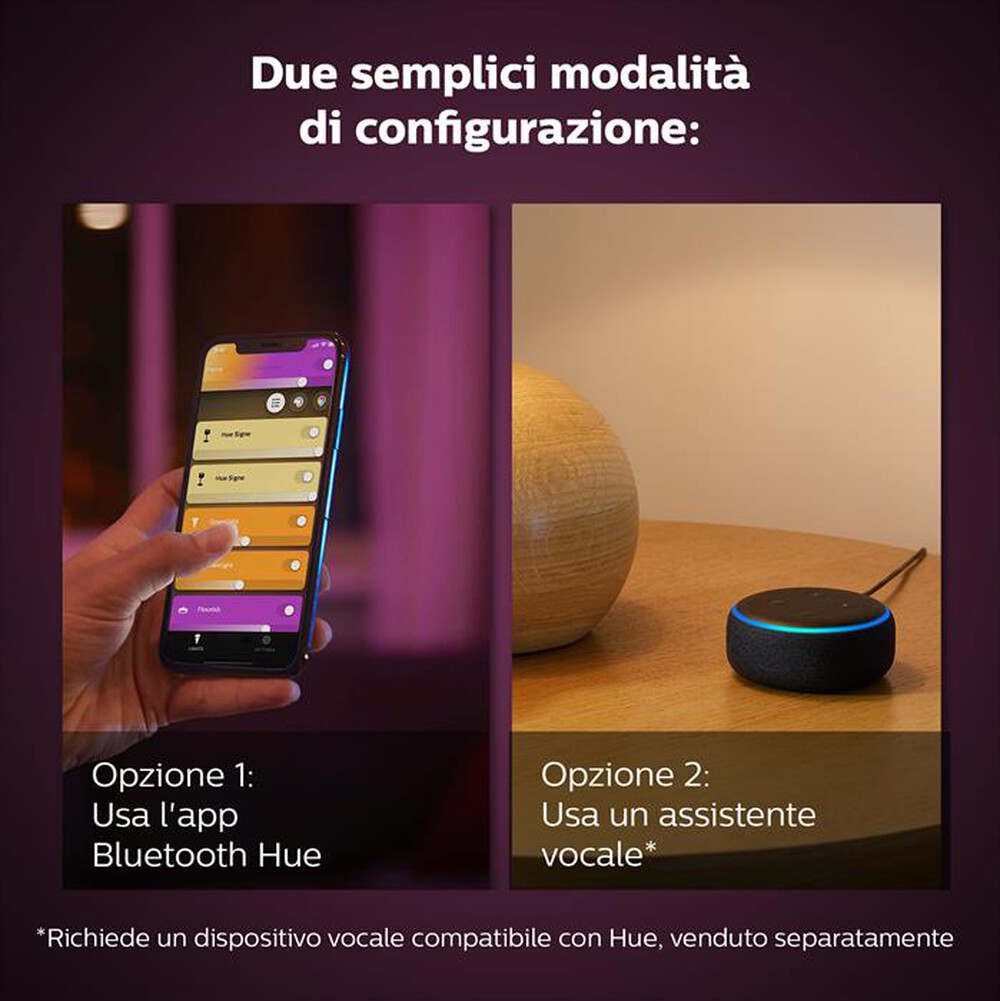 "PHILIPS - HUE IRIS LAMPADA DA TAVOLO RAME-Multicolore"
