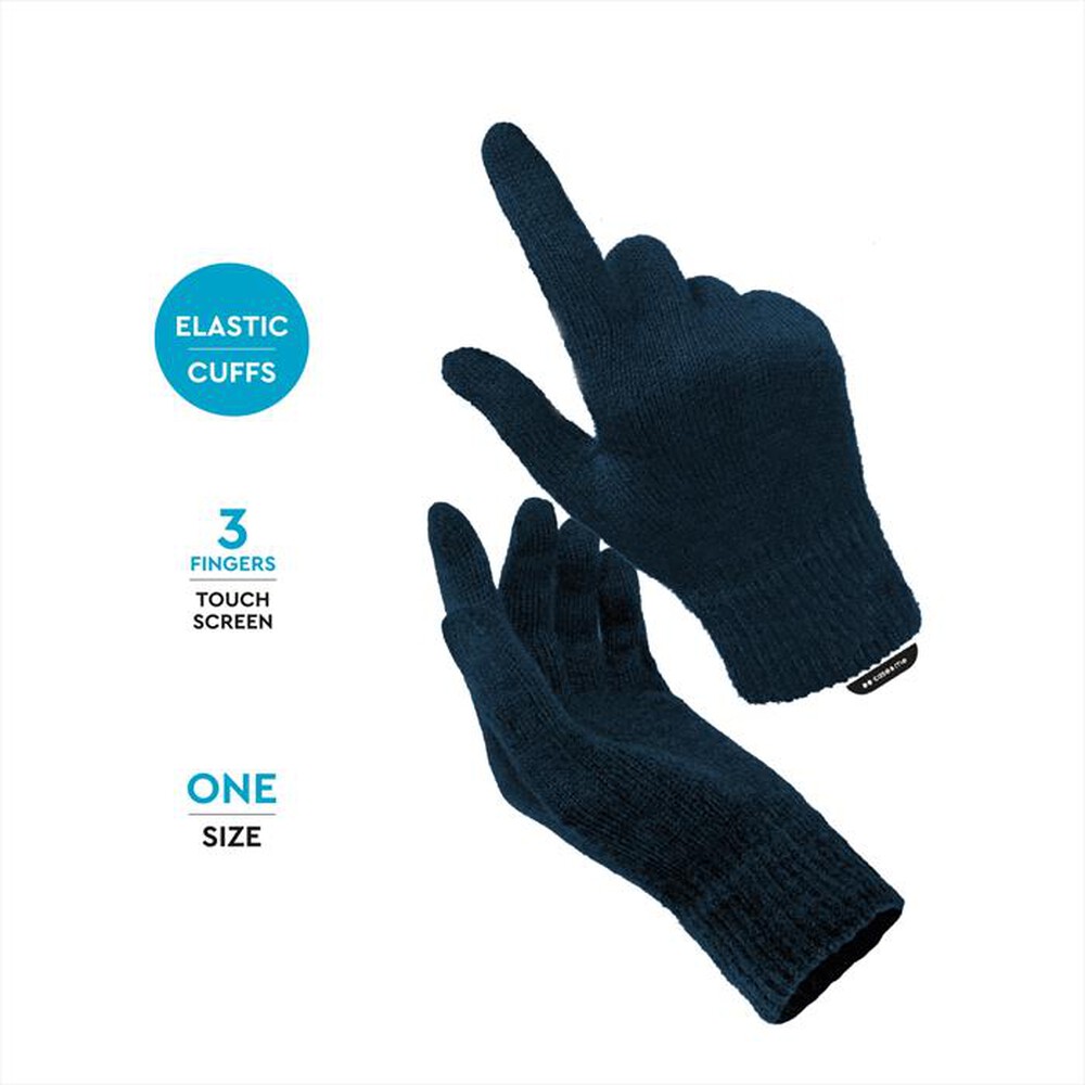 "SBS - Guanti capacitivi CMWINTERGL22LB taglia L-Blu"