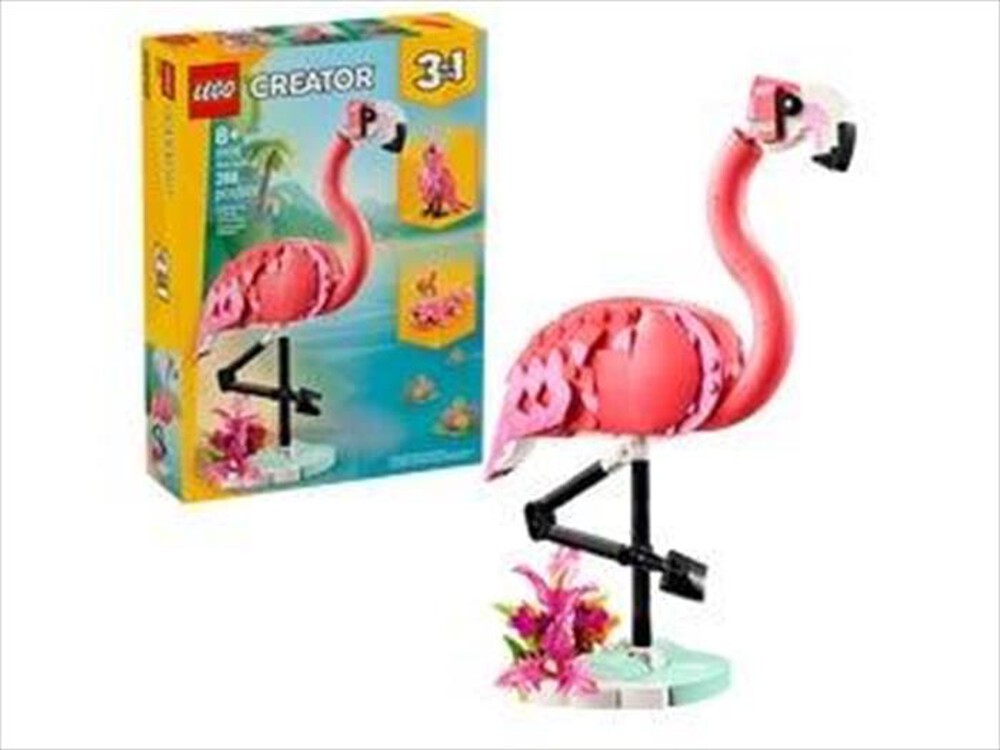 "LEGO - CREATOR Animali selvatici: fenicottero rosa-31170-Multicolore"