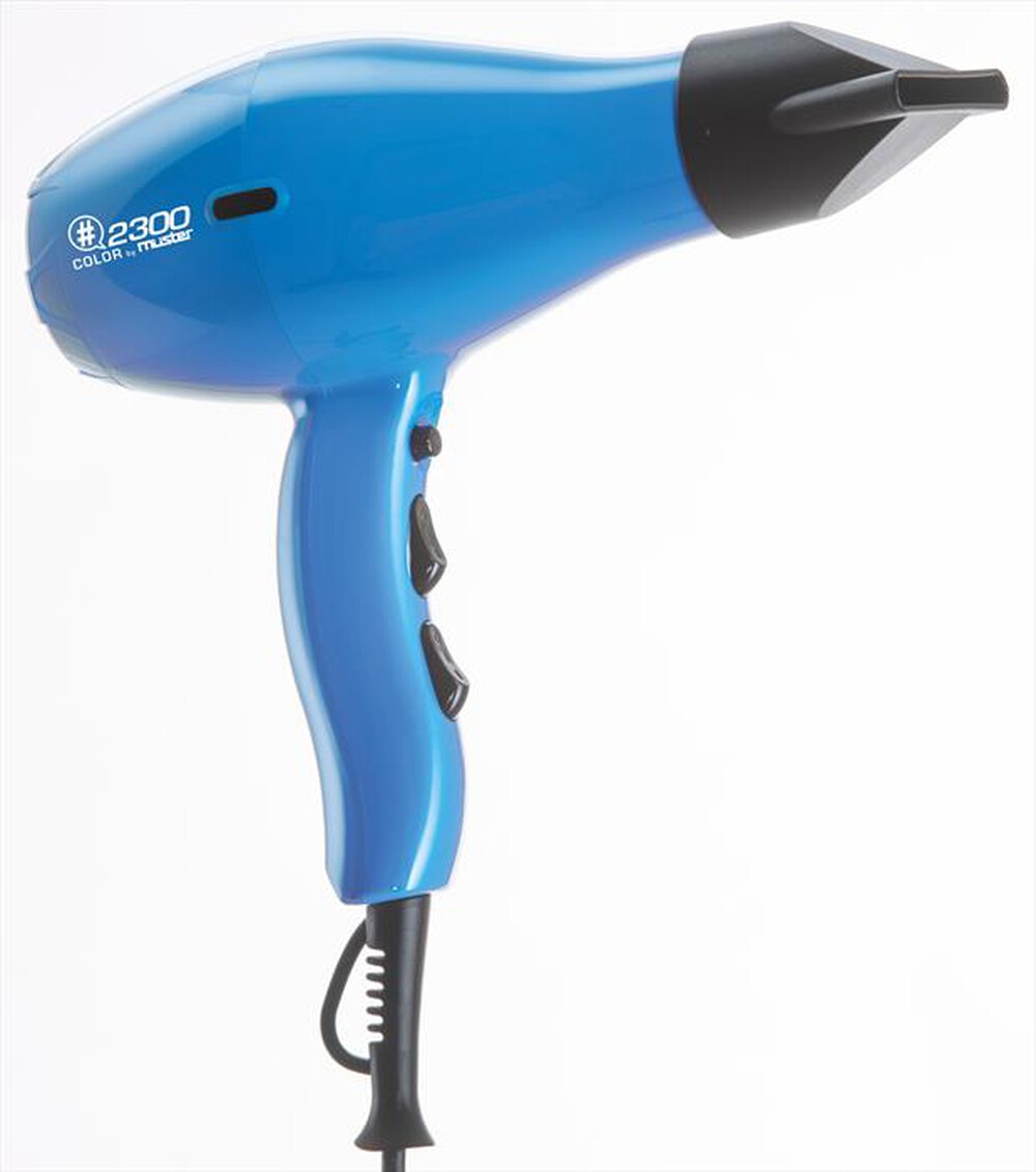 "MUSTER & DIKSON - #2300 COLOR Asciuga capelli-AZZURRO"