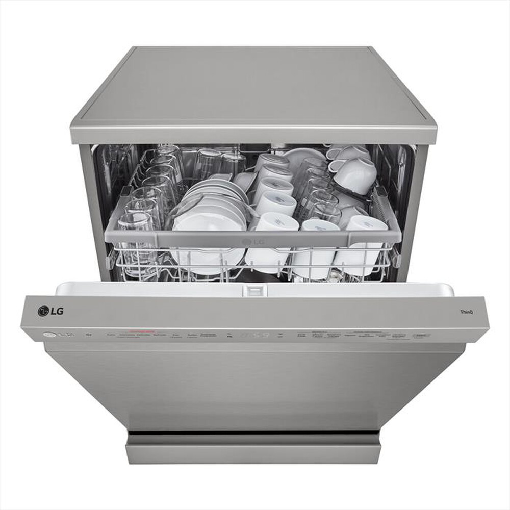 "LG - Lavastoviglie QUADWASH DF242FPS Classe D 14 copert-Platinum Silver"