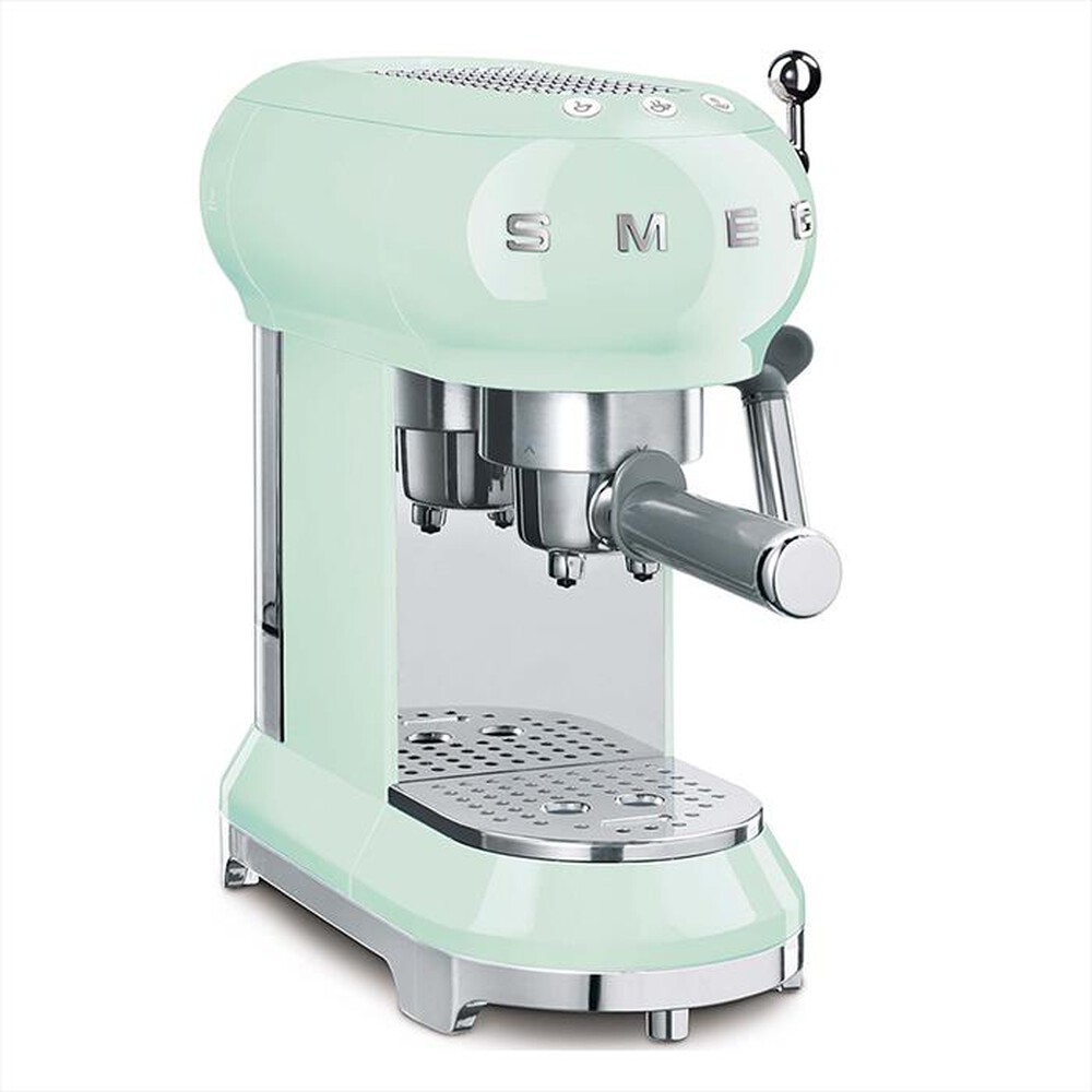 "SMEG - Macchina da Caffè Manuale 50's Style – ECF01PGEU-verde pastello"