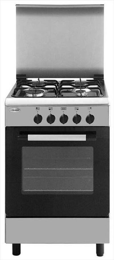 GLEM GAS - Cucina a gas AE55MI3 Classe A-Inox