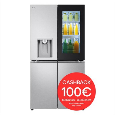 LG - Frigorifero 4 porte GMG960MBJE Classe E 638L-Argento